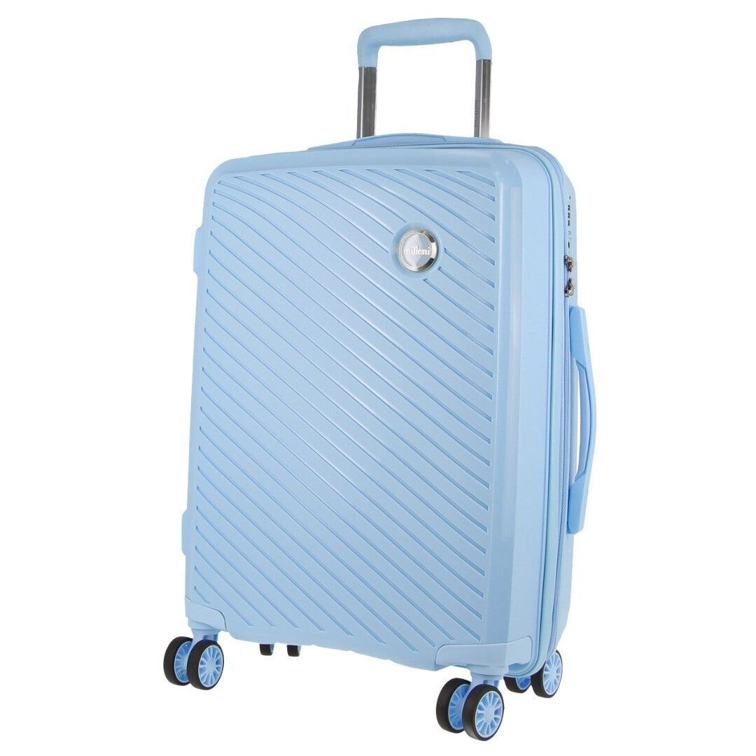 Pierre Cardin Inspired Milleni Cabin Luggage Bag | 54cm Blue