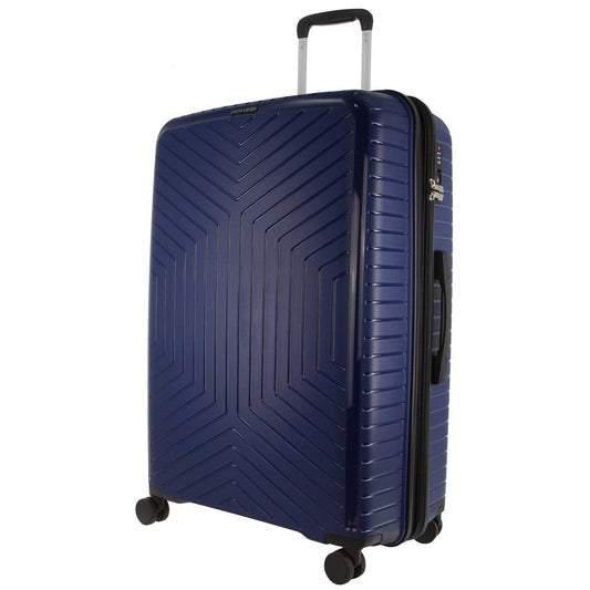 Pierre Cardin Suitcase Luggage 65cm Medium Hard-Shell - Navy