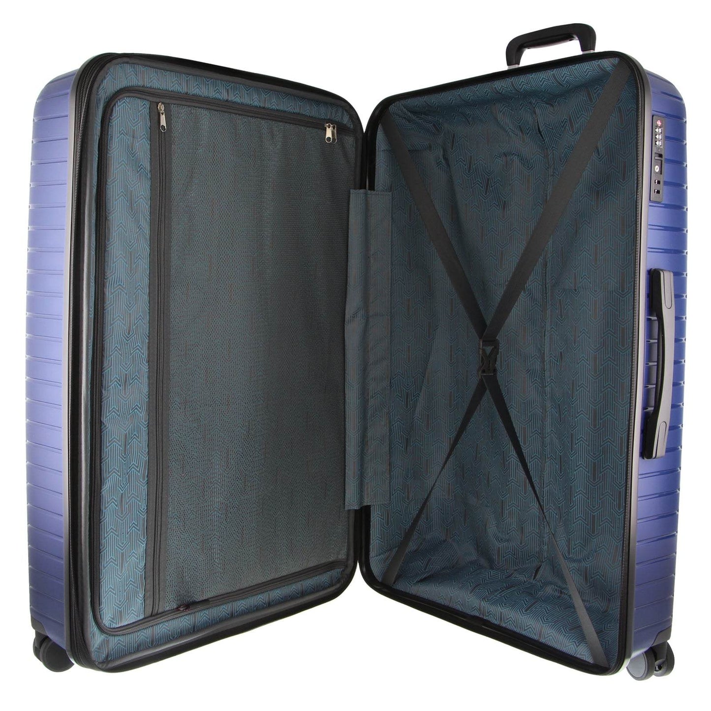 Pierre Cardin Suitcase Luggage  65cm Medium Hard-Shell - Navy