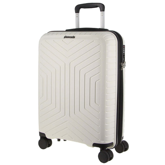 Pierre Cardin Suitcase Travel Luggage Bag - White - 65m