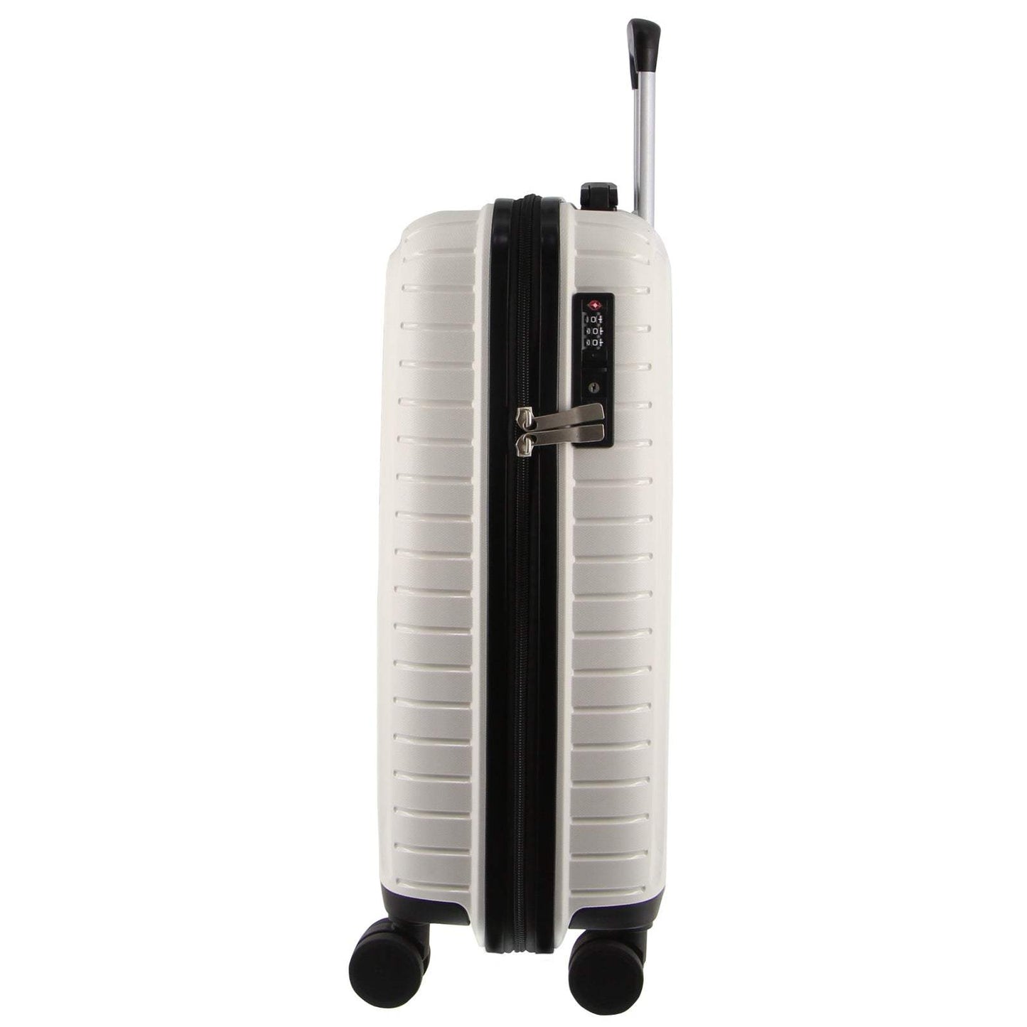Pierre Cardin Suitcase Travel Luggage Bag - White - 65m
