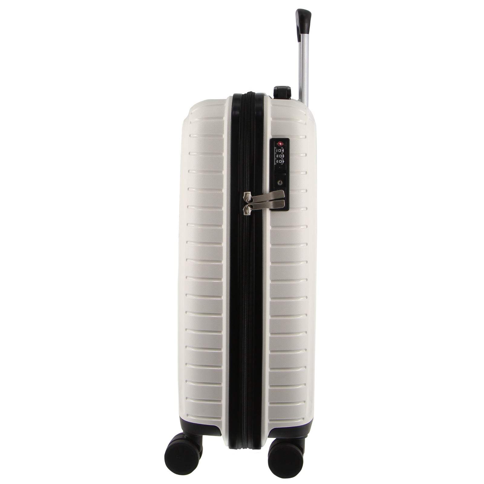 Pierre Cardin Suitcase Travel Luggage Bag - White - 65m