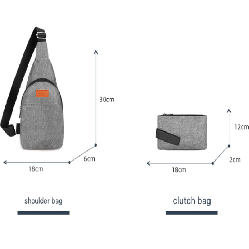 Black 3 Piece Mens Backpack Set with Sling Bag and Pouch USB Charging Port Large Capacity Laptop Daypack Water Resistant Business Travel School Bag