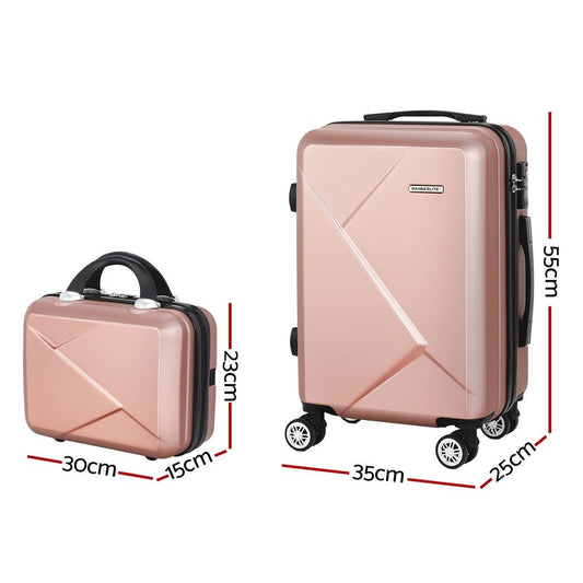 Wanderlite-Luggage-pinkset-1-goluggage - Wanderlite 2pc Luggage