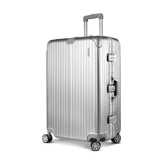Wanderlite 28" trolley luggage - Lightweight Aluminum Suitcase
