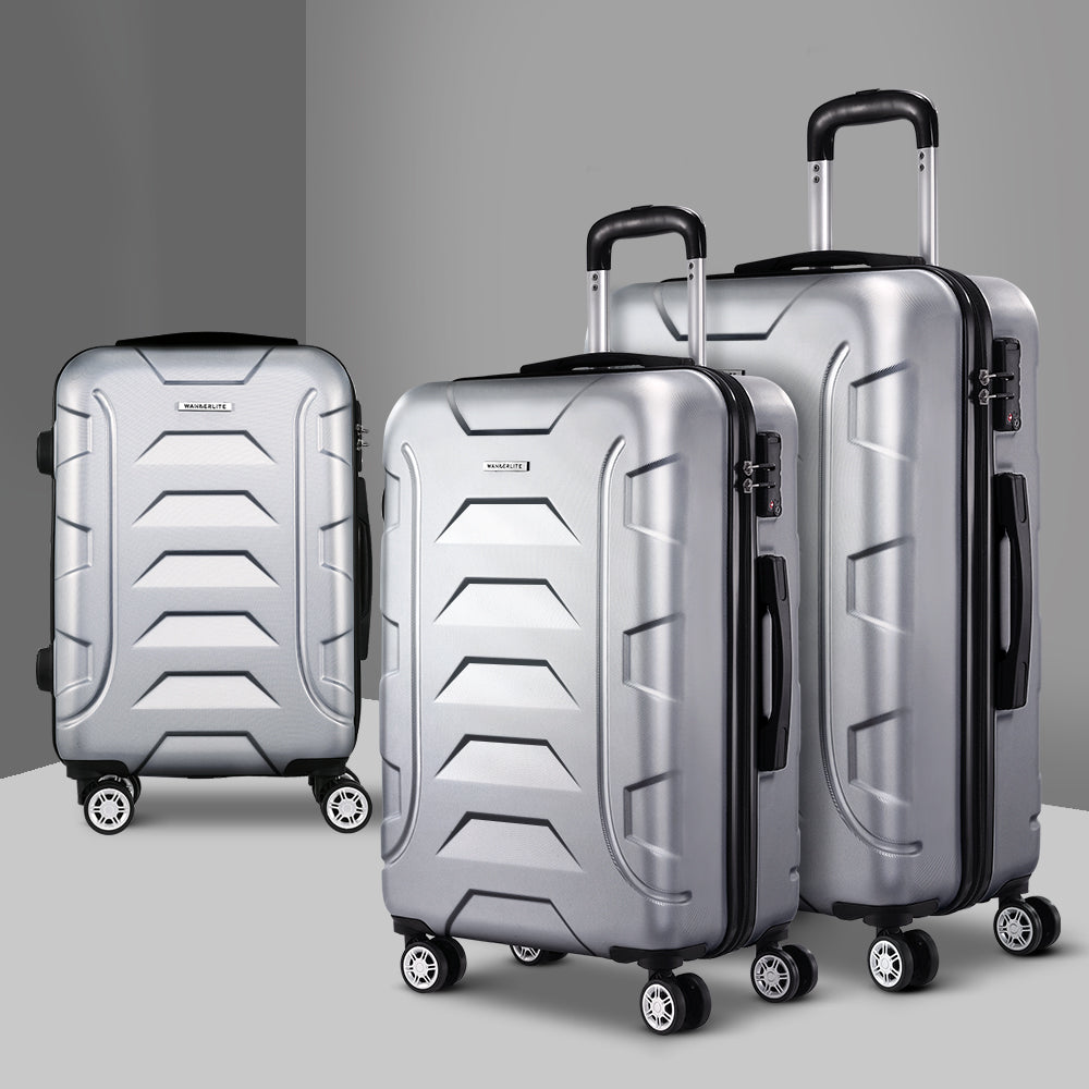 Wanderlite 3pc Luggage Suitcase