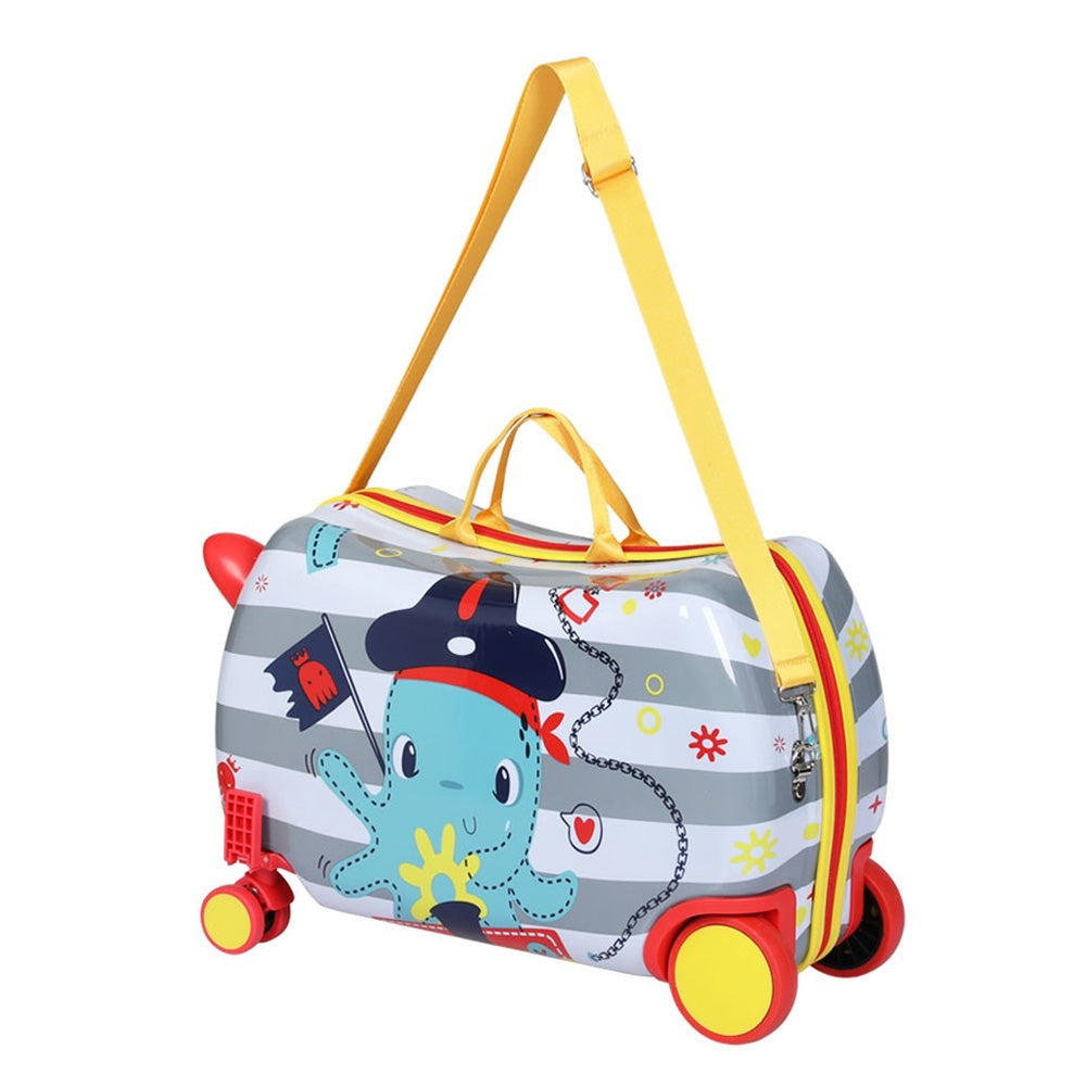 Wanderlite Kids Ride On Luggage Children Suitcase Trolley Travel
