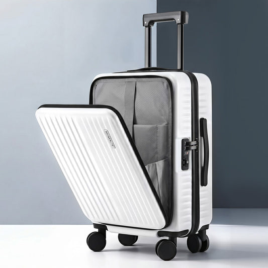 Wanderlite 20" Luggage Suitcase Front Pocket