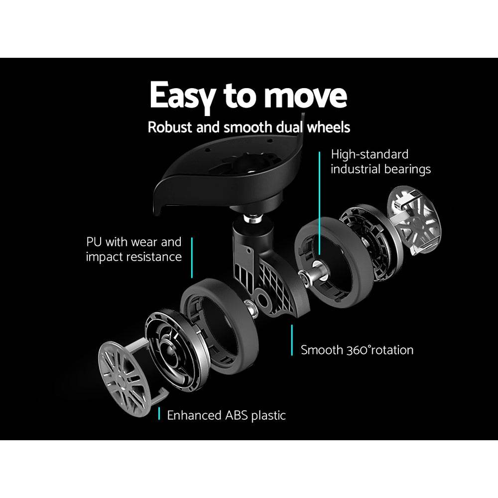 Wanderlite 3pc Luggage Trolley Set Suitcase