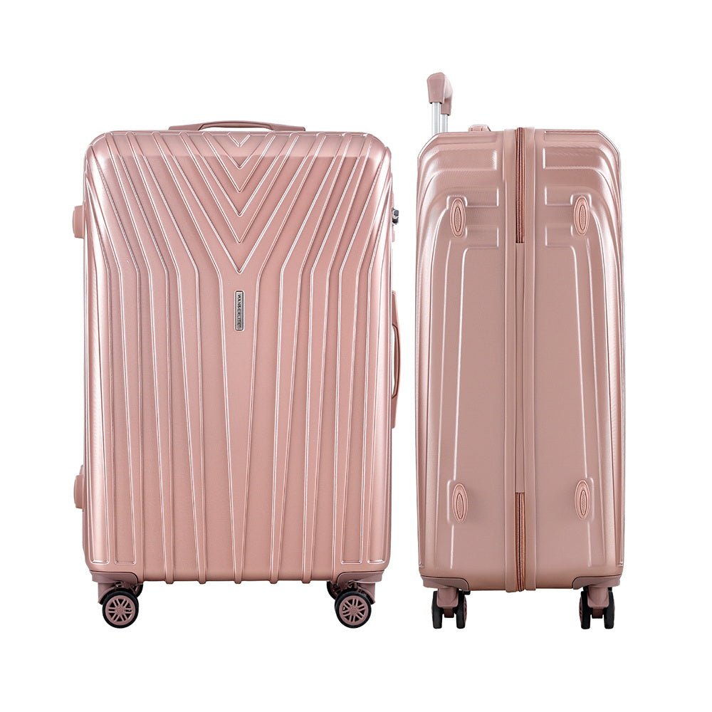 Wanderlite 3pc Luggage Trolley Set Suitcase