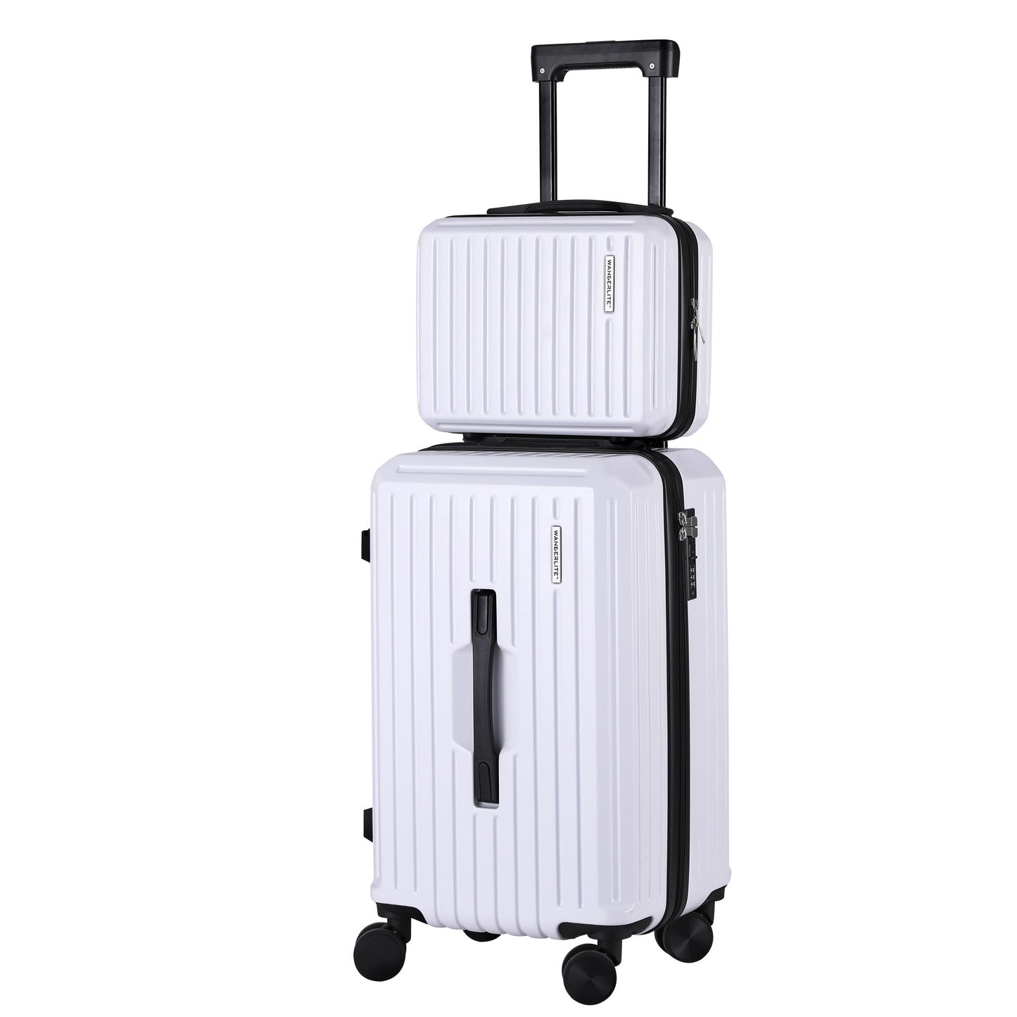 Wanderlite 2pcs Trunk Luggage Suitcase