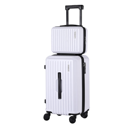 Wanderlite 2pcs Trunk Luggage Suitcase