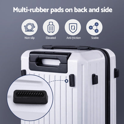 Wanderlite 2pcs Trunk Luggage Suitcase