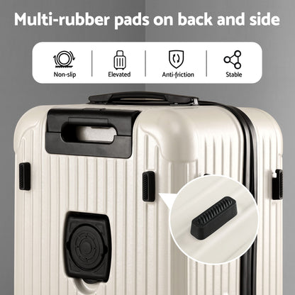 Wanderlite 28" Trunk Luggage Suitcase Travel 5 Wheels