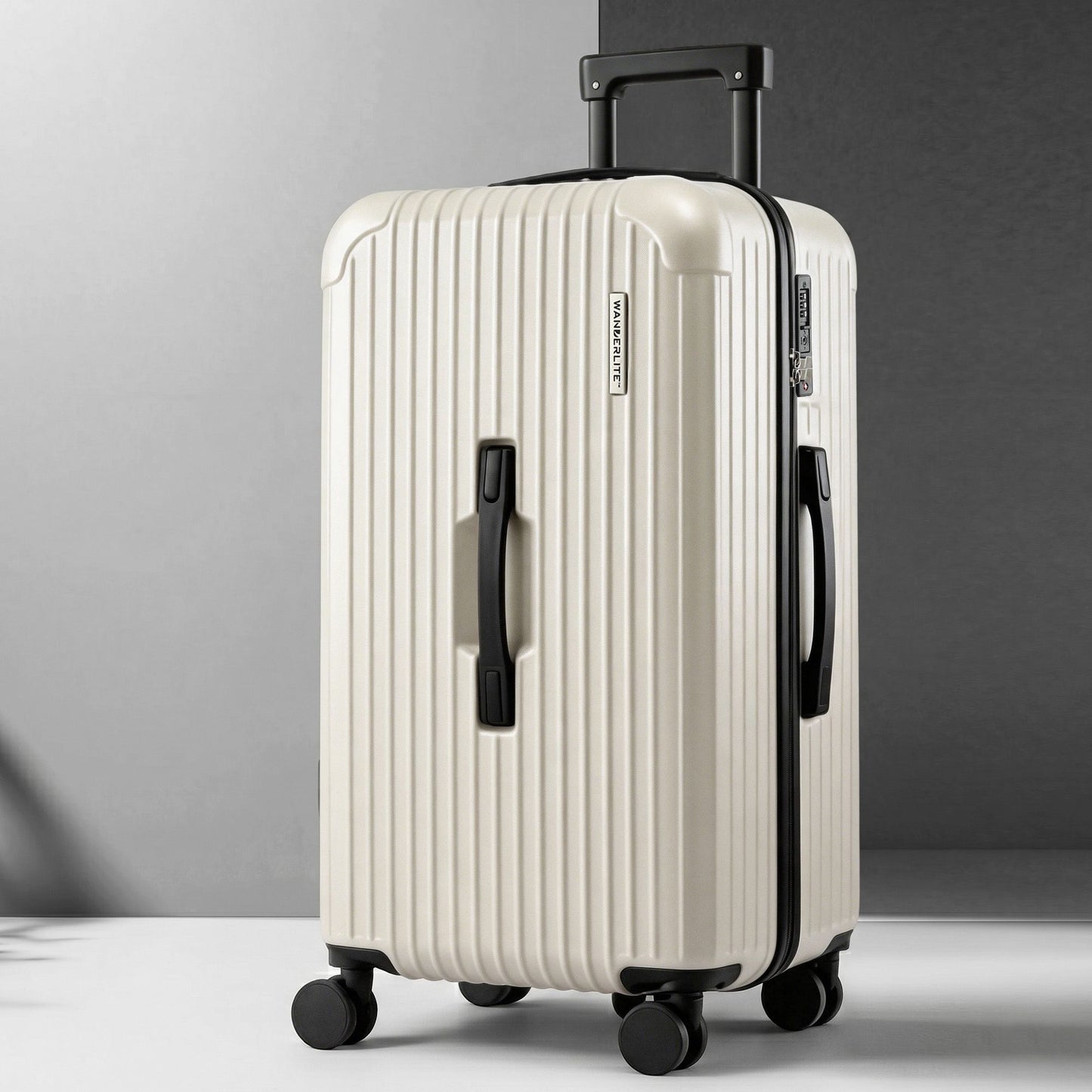 Wanderlite 28" Trunk Luggage Suitcase Travel 5 Wheels