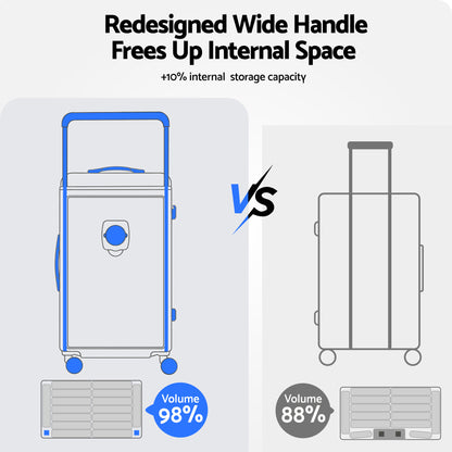 Wanderlite 28" Wide Handle Luggage Suitcase