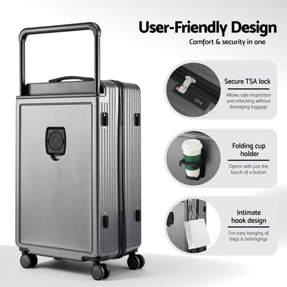 Wanderlite 28" Wide Handle Luggage Suitcase