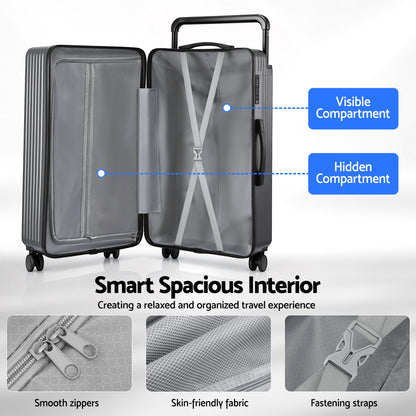 Wanderlite 28" Wide Handle Luggage Suitcase