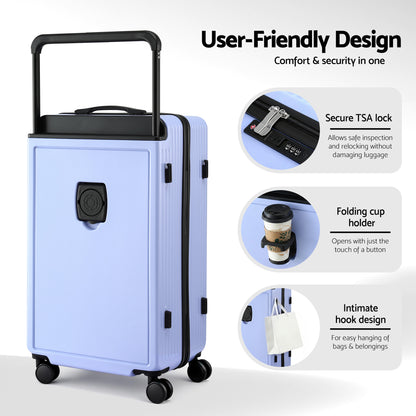 Wanderlite 28" Wide Handle Luggage Suitcase