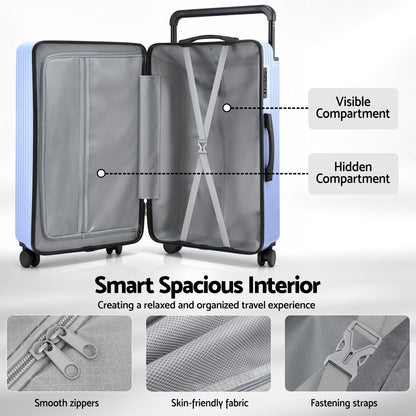 Wanderlite 28" Wide Handle Luggage Suitcase