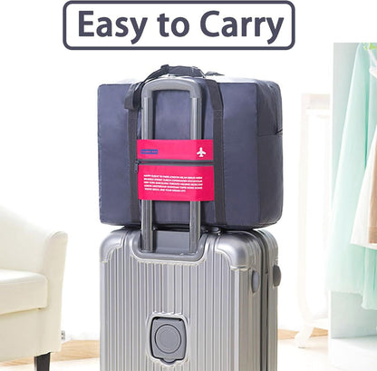 Compact Foldable Travel Duffel Bag – Lightweight Carry-On for Weekend Trips, Overnight & Gym Use (Pink) | Other Colors Available In-Store