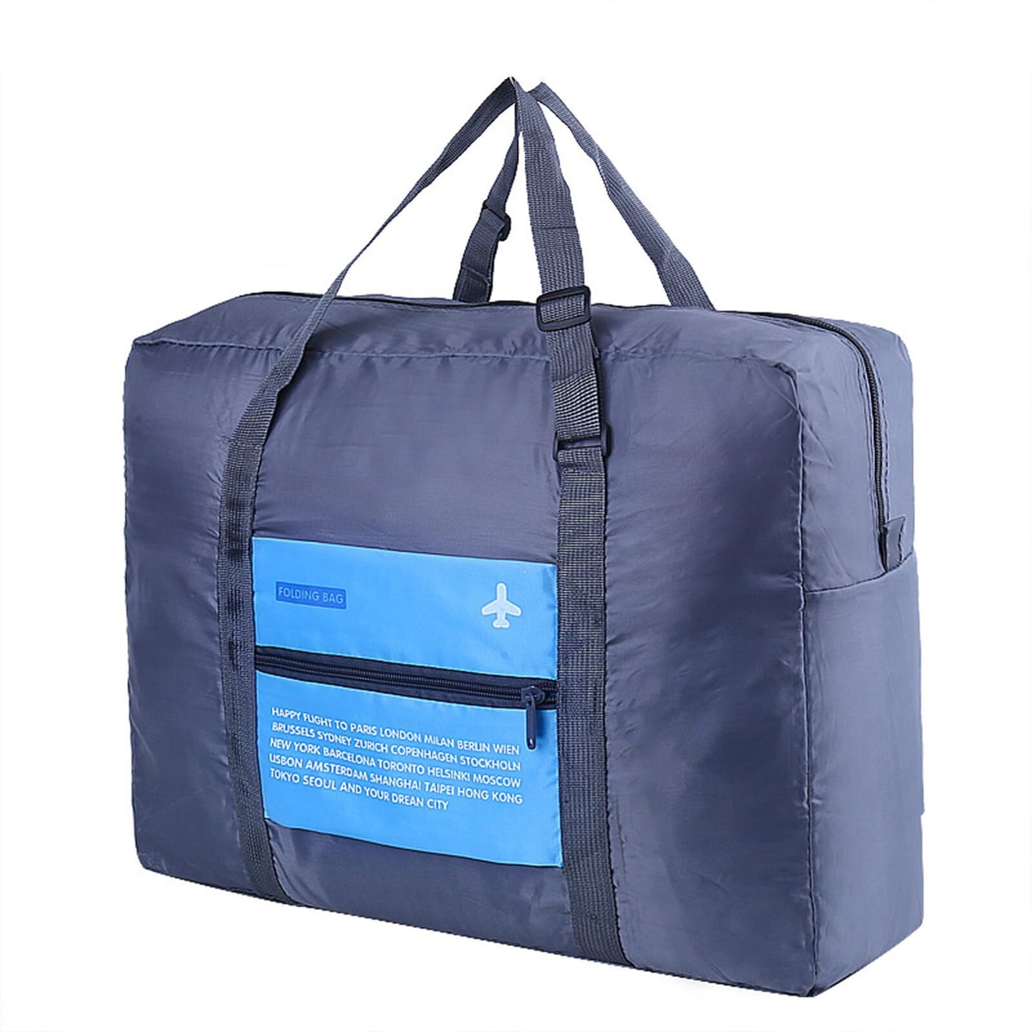 Compact Foldable Travel Duffel Bag – Lightweight Carry-On for Weekend Trips, Overnight & Gym Use (Blue) | Other Colors Available In-Store