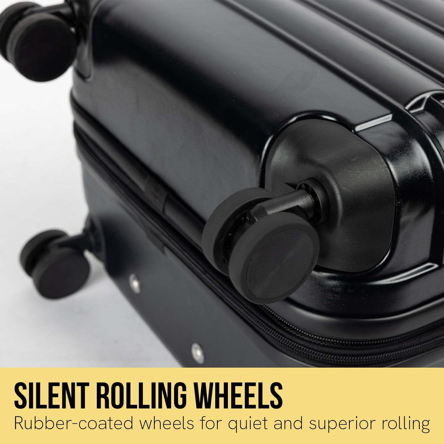 Luggage Sets by Olympus - Noctis 3PC Hard Shell - Black