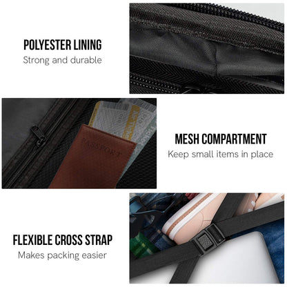 Luggage Sets by Olympus - Noctis 3PC Hard Shell - Black