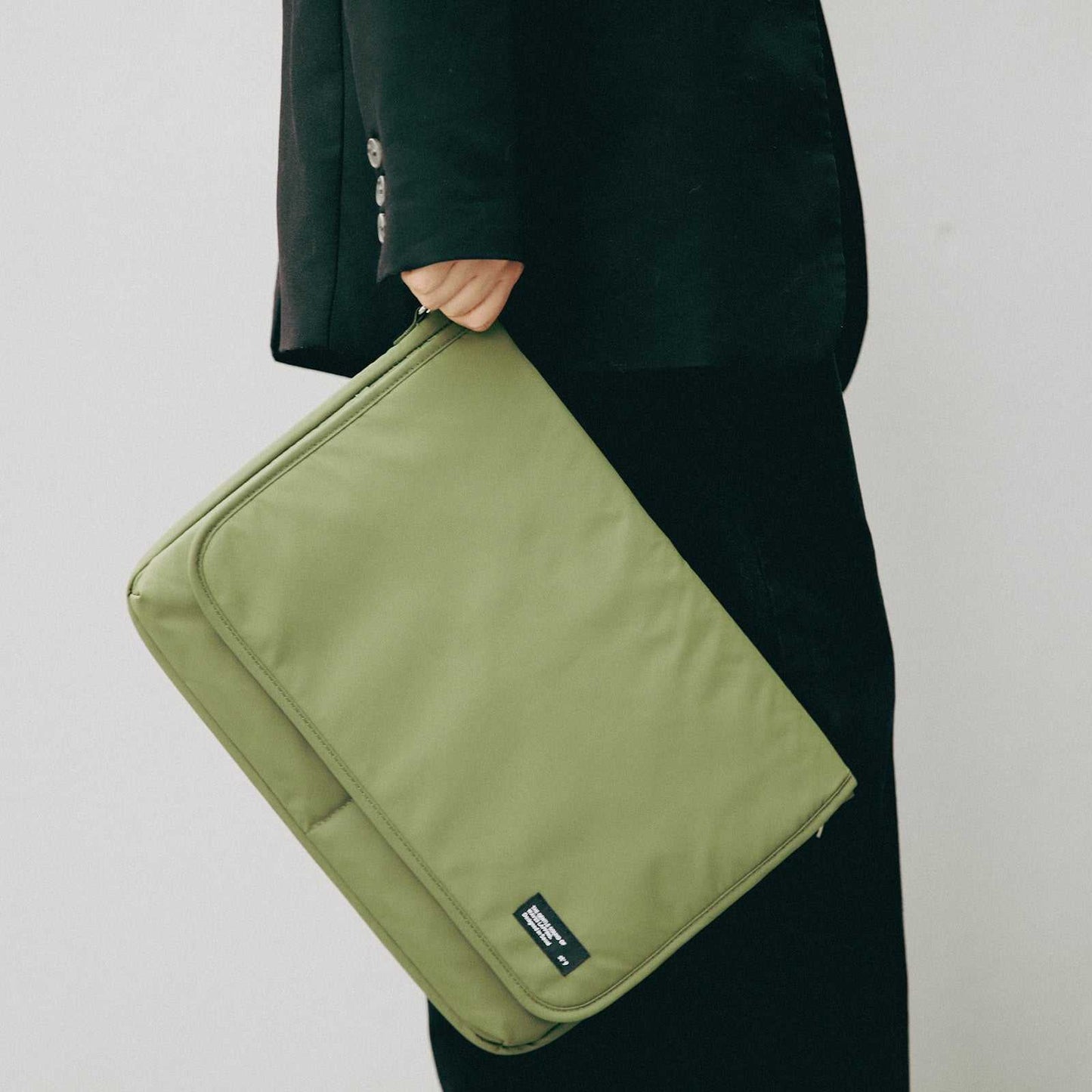 15.6/16 inch Laptop Sleeve Padded Shoulder Bag Travel Carry Case LATO KHAKI