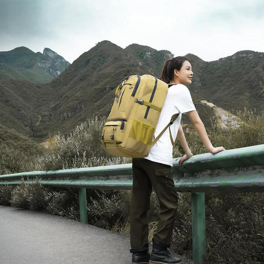 60L Travel Boarding Backpack - Outdoor Rucksack for Hikingge Lightweight TSA Approved Hard Case