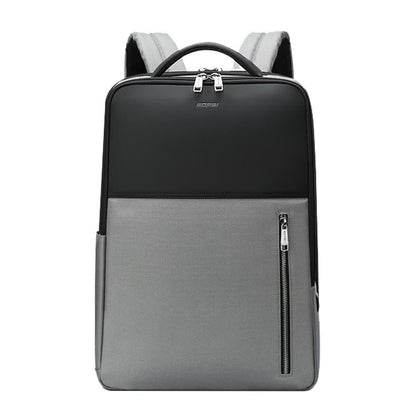 Silver Gray Multifunctional Anti-theft Laptop Backpack with Usb Charging Hole