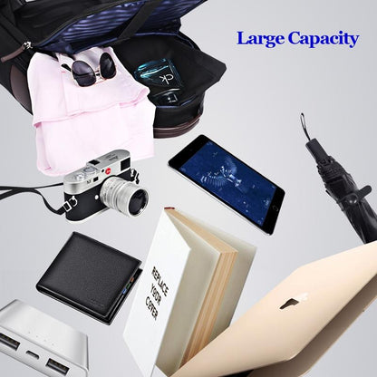 Large Capacity Anti-Theft Usb Shoulder Bag - Waterproof & Business Ready