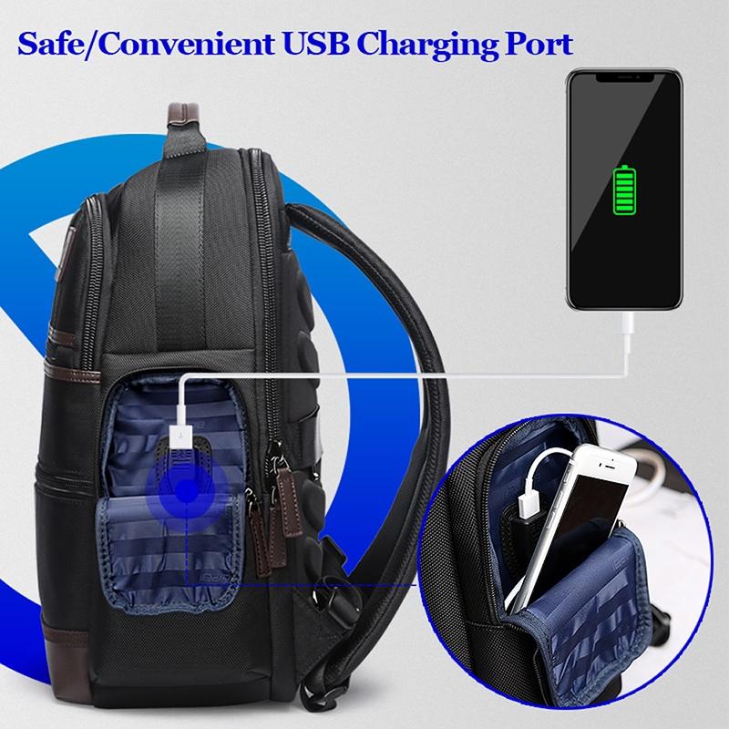 Large Capacity Anti-Theft Usb Shoulder Bag - Waterproof & Business Ready