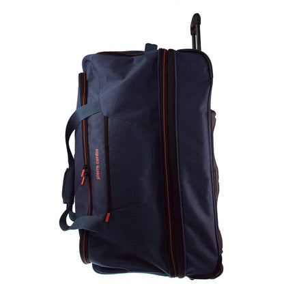 Pierre Cardin Trolley Bag Large Soft Travel Luggage Wheeled Duffle 82 Cm - Navy