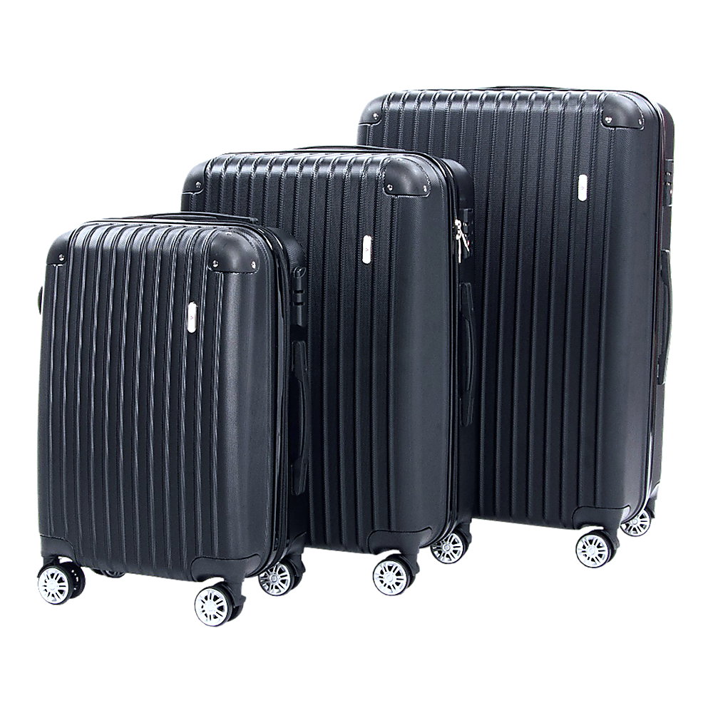 Delegate Suitcases Luggage Set 20 24" 28"Carry On Trolley TSA Travel Bag"