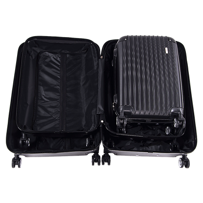 Delegate Suitcases Luggage Set 20 24" 28"Carry On Trolley TSA Travel Bag"