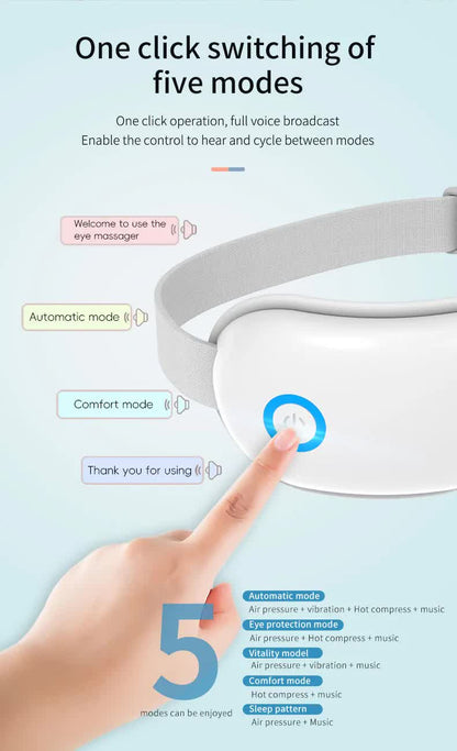 Eye massager remote
