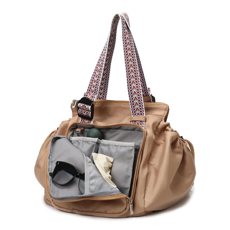 Brown Convertible Multifunctional Baby Cradle Travel Bag