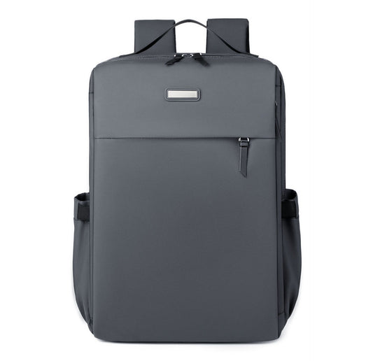 Dark grey Large Capacity Airbag Backpack Multi-Compartment Laptop Backpack Travel Business Bag